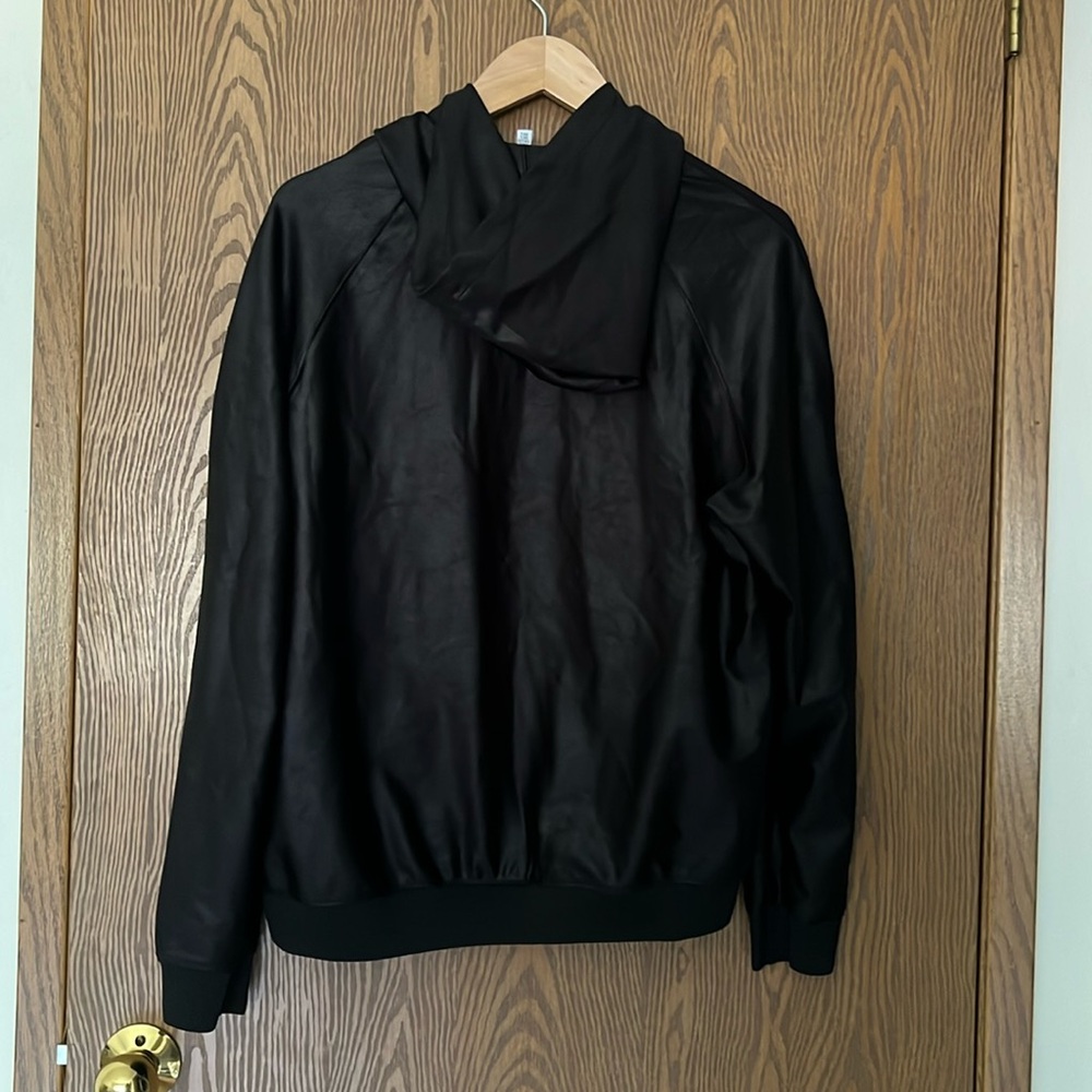 Quarter zip hoodie Black - Picture 3 of 4